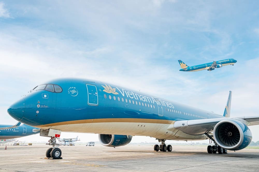 Đường bay đến Chu Lai của Vietnam Airlines gi&uacute;p h&agrave;nh tr&igrave;nh di chuyển linh hoạt v&agrave; thuận tiện hơn (Nguồn: Vietnam Airlines)